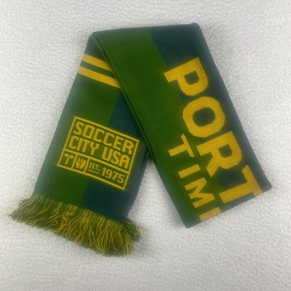 Portland Timbers Ruffneck MLS Soccer City USA 60" inch Knit Scarf size Adult